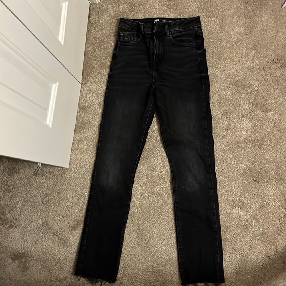 Zara black skinny jeans